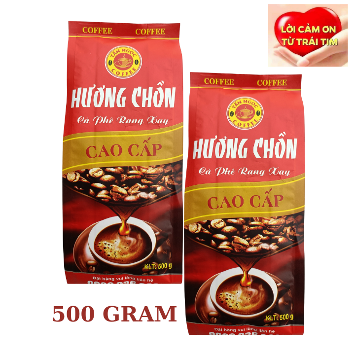 [HƯƠNG CHỒN] Gu vừa vị thanh - 500gram Cà phê  rang xay pha phin