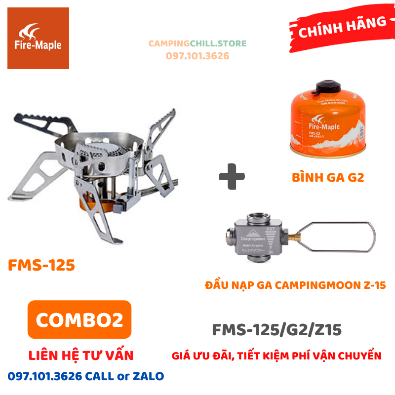 BẾP GA DÃ NGOẠI GẤP GỌN FIRE MAPLE FMS-125