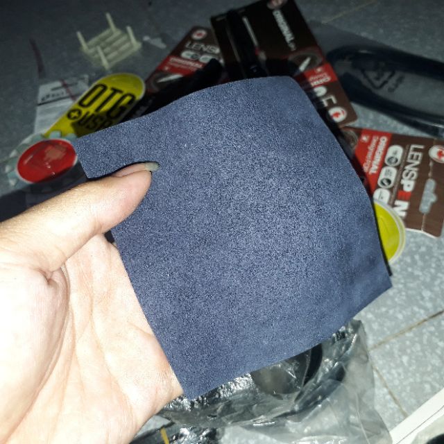 Khăn lau lens da cừu 10*10 cm (Da cừu thật )