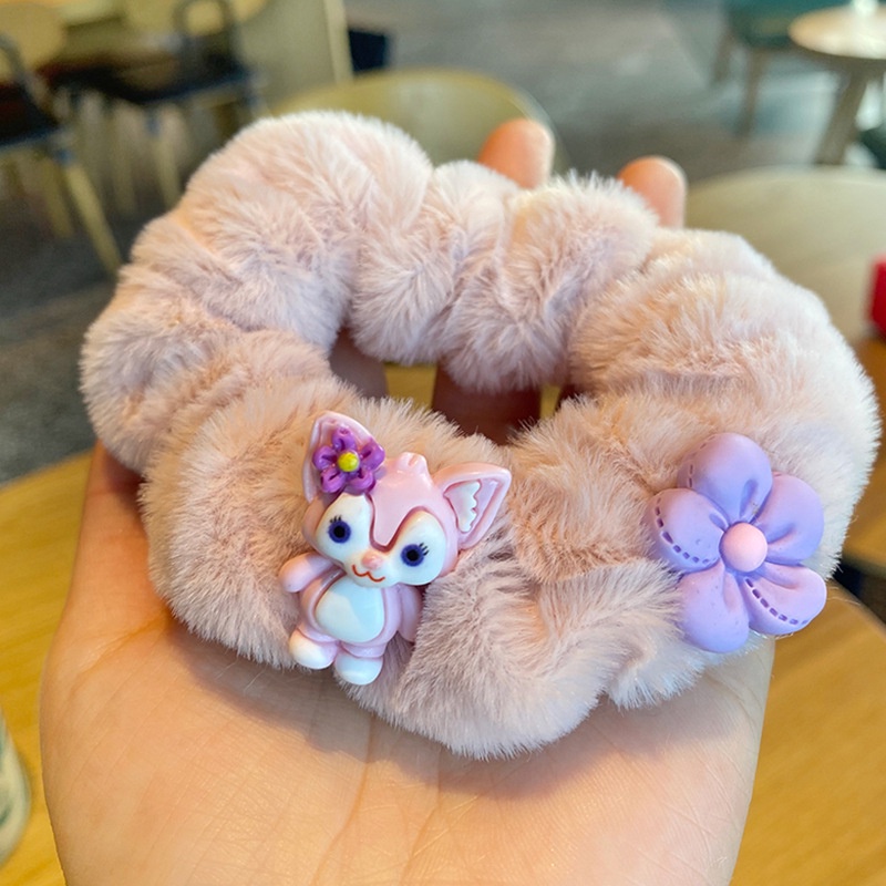 Cột tóc lông mềm hình con vật cute