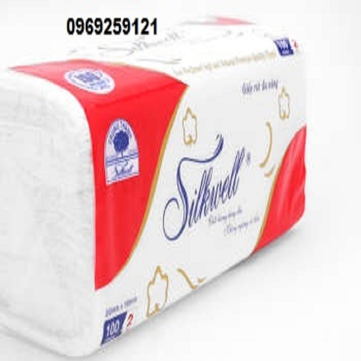 Giấy ăn-Giấy rút đa năng Silkwell 100 tờ