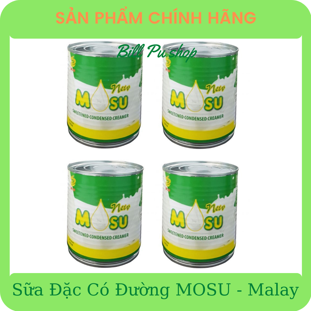 Combo 4 lon Sữa đặc có đường MOSU x 390g/lon - Nhập khẩu