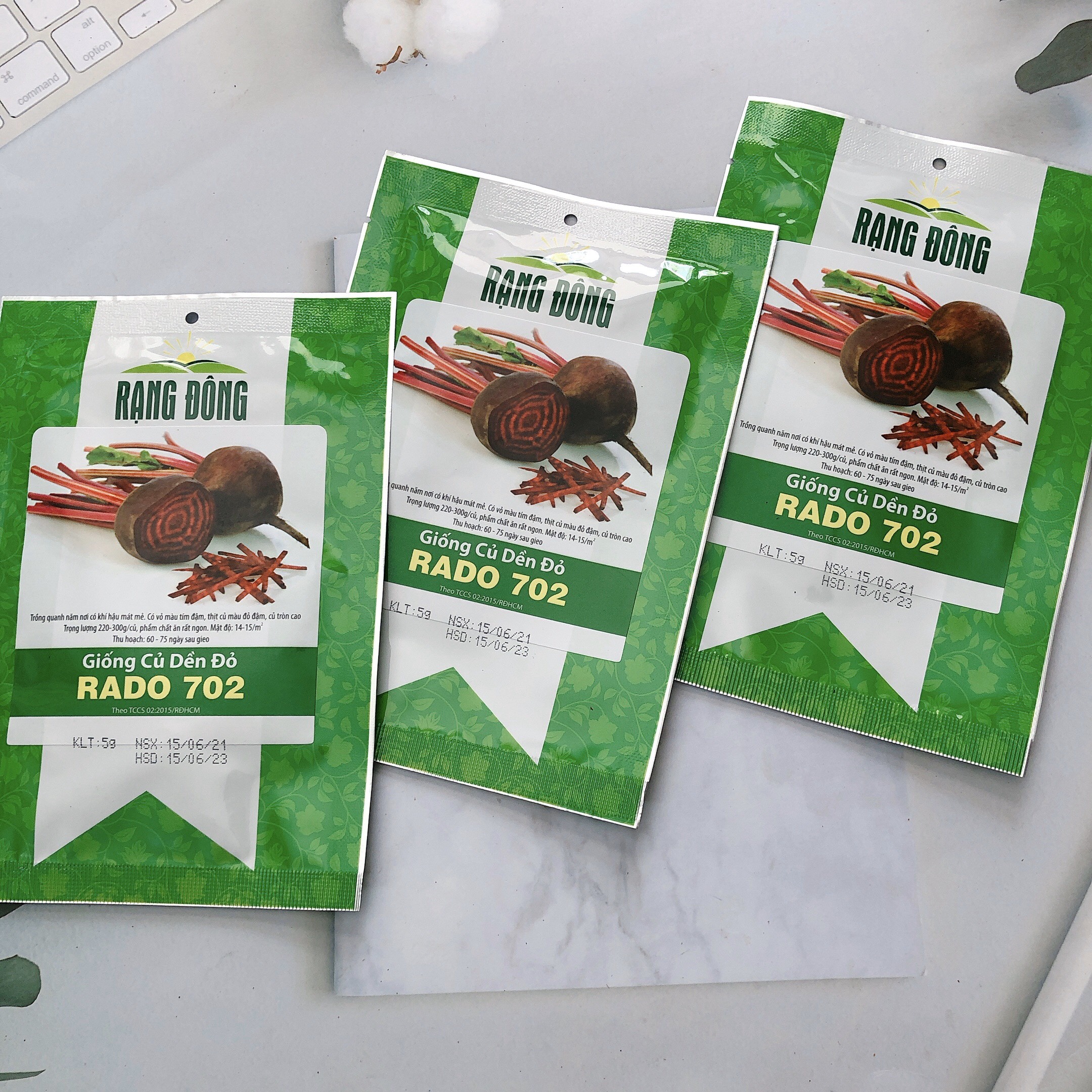 [HCM]Hạt giống RD Củ dền đỏ Rado 702 gói 5gr