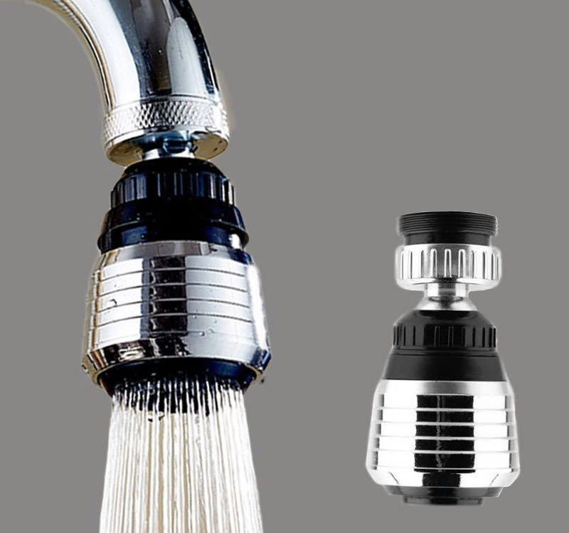 Đầu Lọc Inox Tăng Áp Lực Nước (Đen)