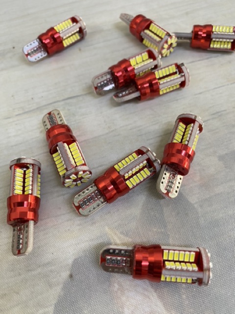ĐÈN LED DEMI, XI NHAN T10 57 TIM LED ( GIÁ 1 ĐÔI)