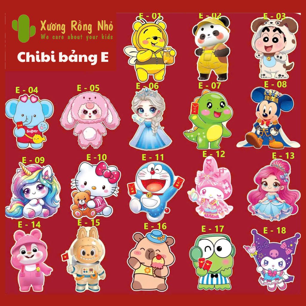 Combo 20 40 Lì xì mẫu mới tết bính ngọ 2026 bao lì xì tết hoạt hình dễ thương Xương Rồng Nhỏ