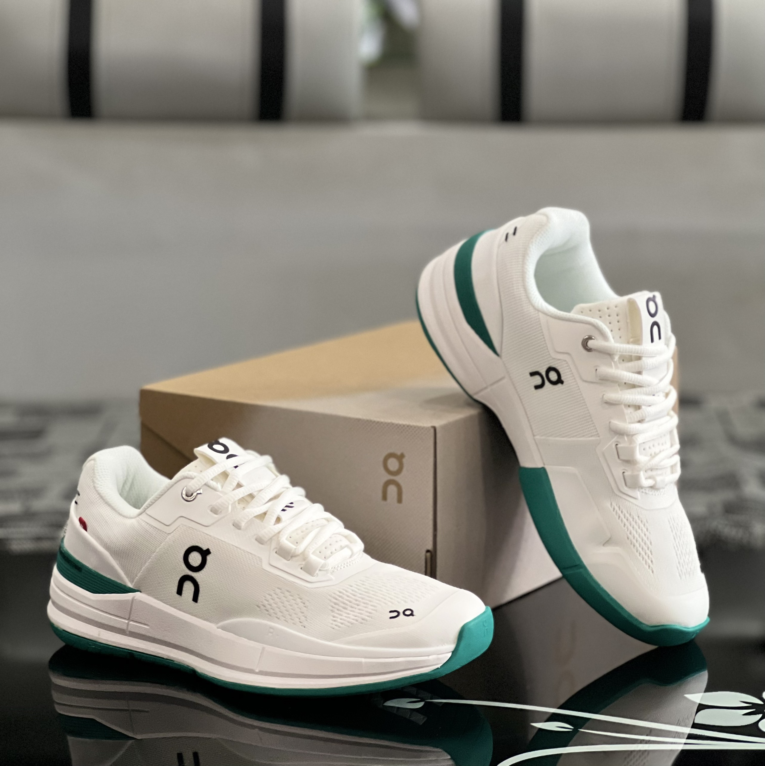 On THE ROGER PRO CLAY TENIS  Full box tặng kèm tất chính hãng  giày thể
