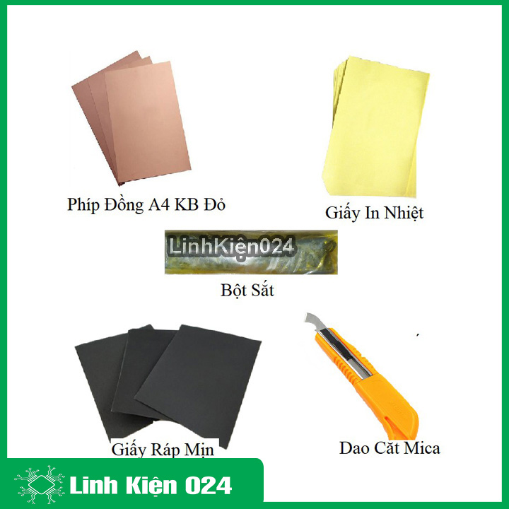 Combo bộ dụng cụ làm mạch in thủ công