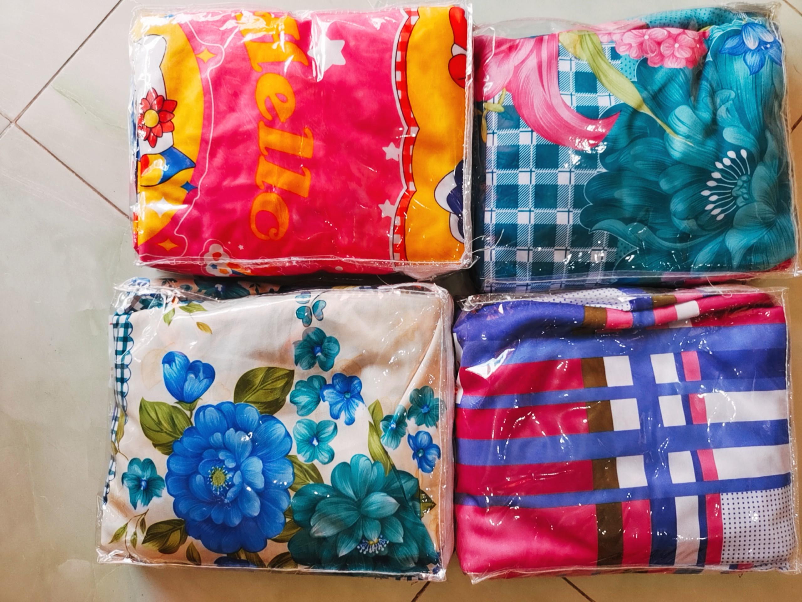 Drap nệm thun lạnh (ga nệm thun lạnh) 1m6 x 2m x15cm (Giao màu ngẫu nhiên)