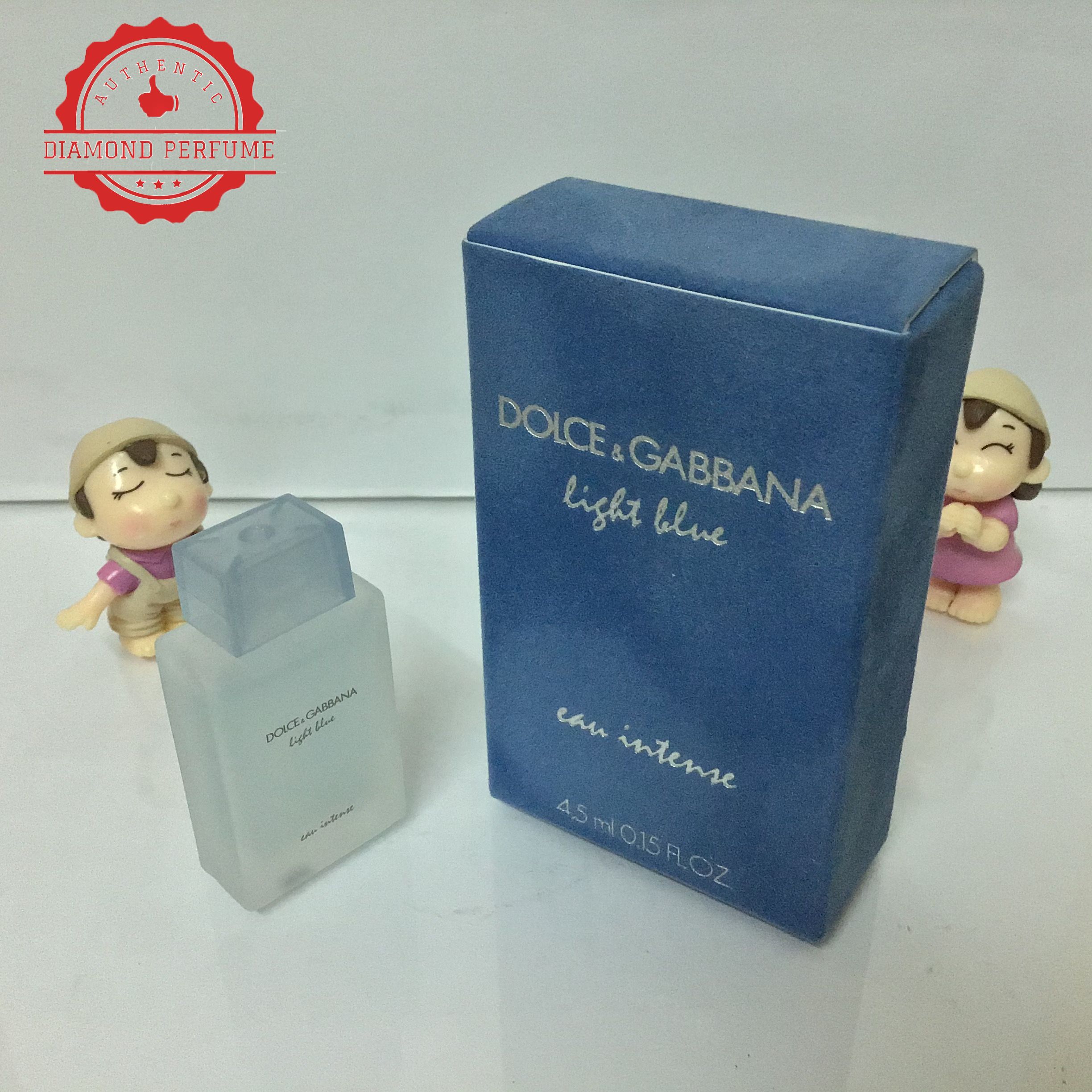 [ẢNH THẬT] Nước hoa mini nữ Dolce & Gabbana Light Blue Eau Intense EDP 4.5ml