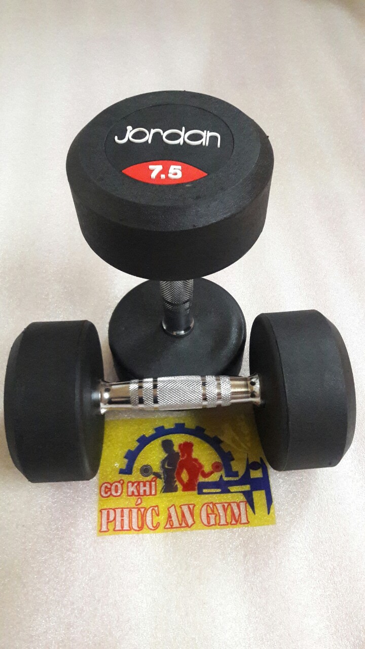 Tạ tay cao su jordan 7.5kg (1 đôi)