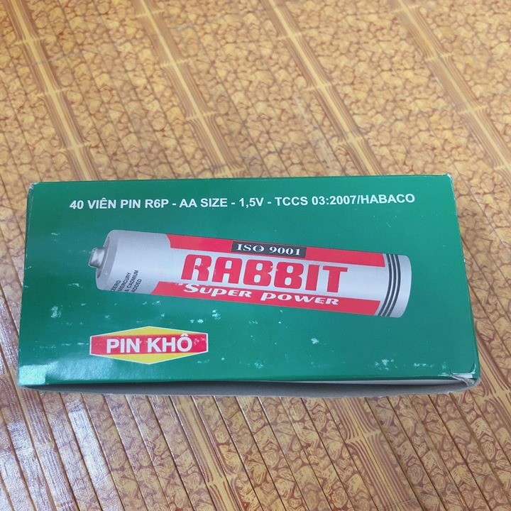 Pin Tiểu Con Thỏ AA Hộp 40 Viên