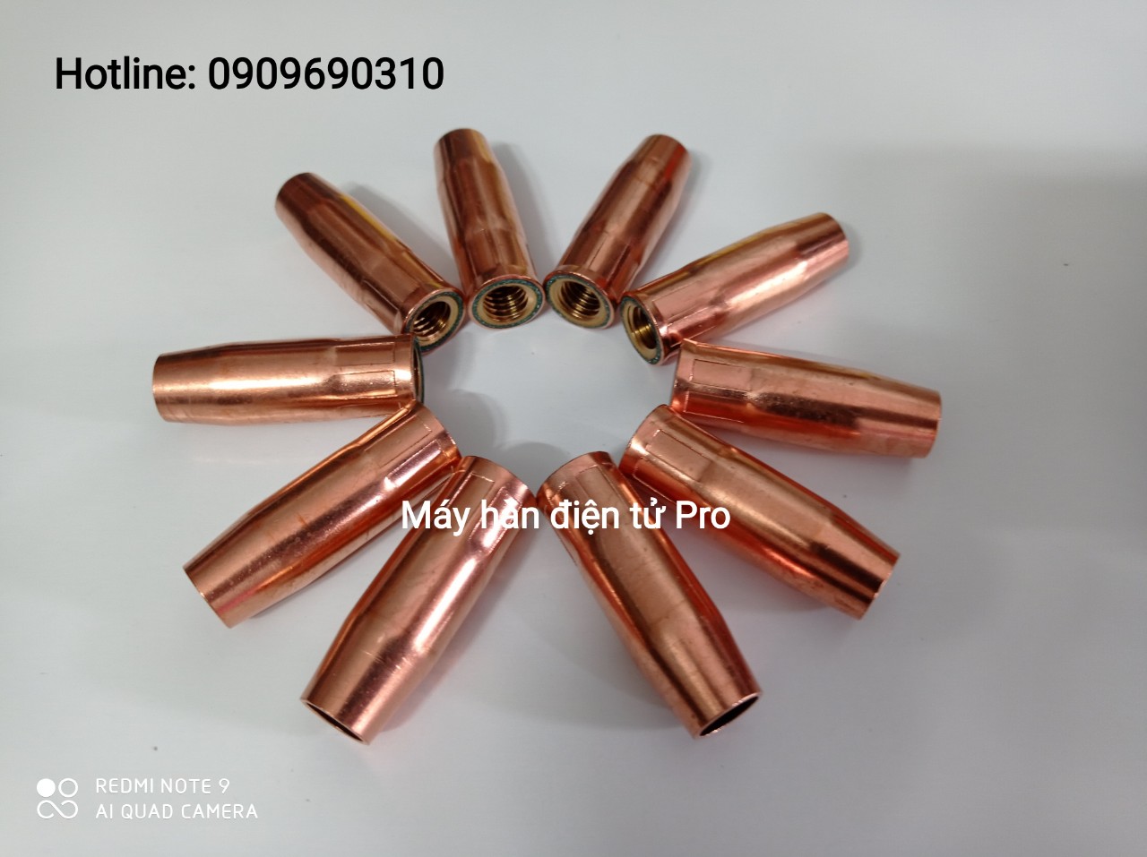 [HCM]Chụp khí 15AK dùng súng hàn Mig (10 cái)
