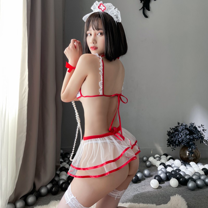 Váy ngủ cosplay y tá B283