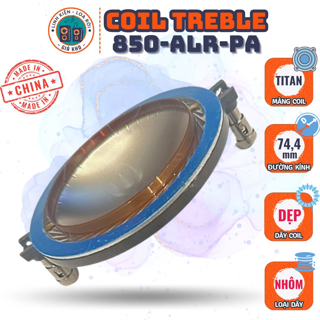 Coil Loa Treble 850 - Titanium - Made in China