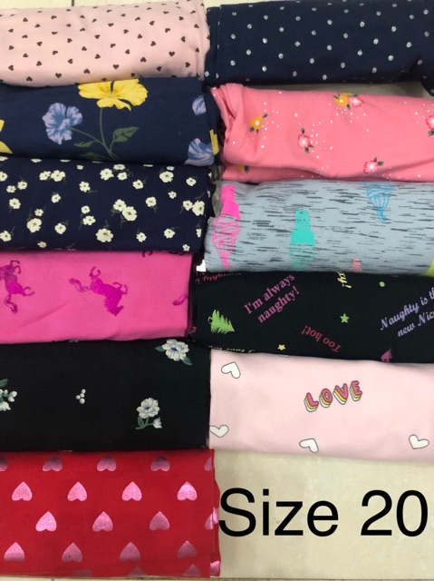 4 Quần legging lửng đại 24kg -42kg