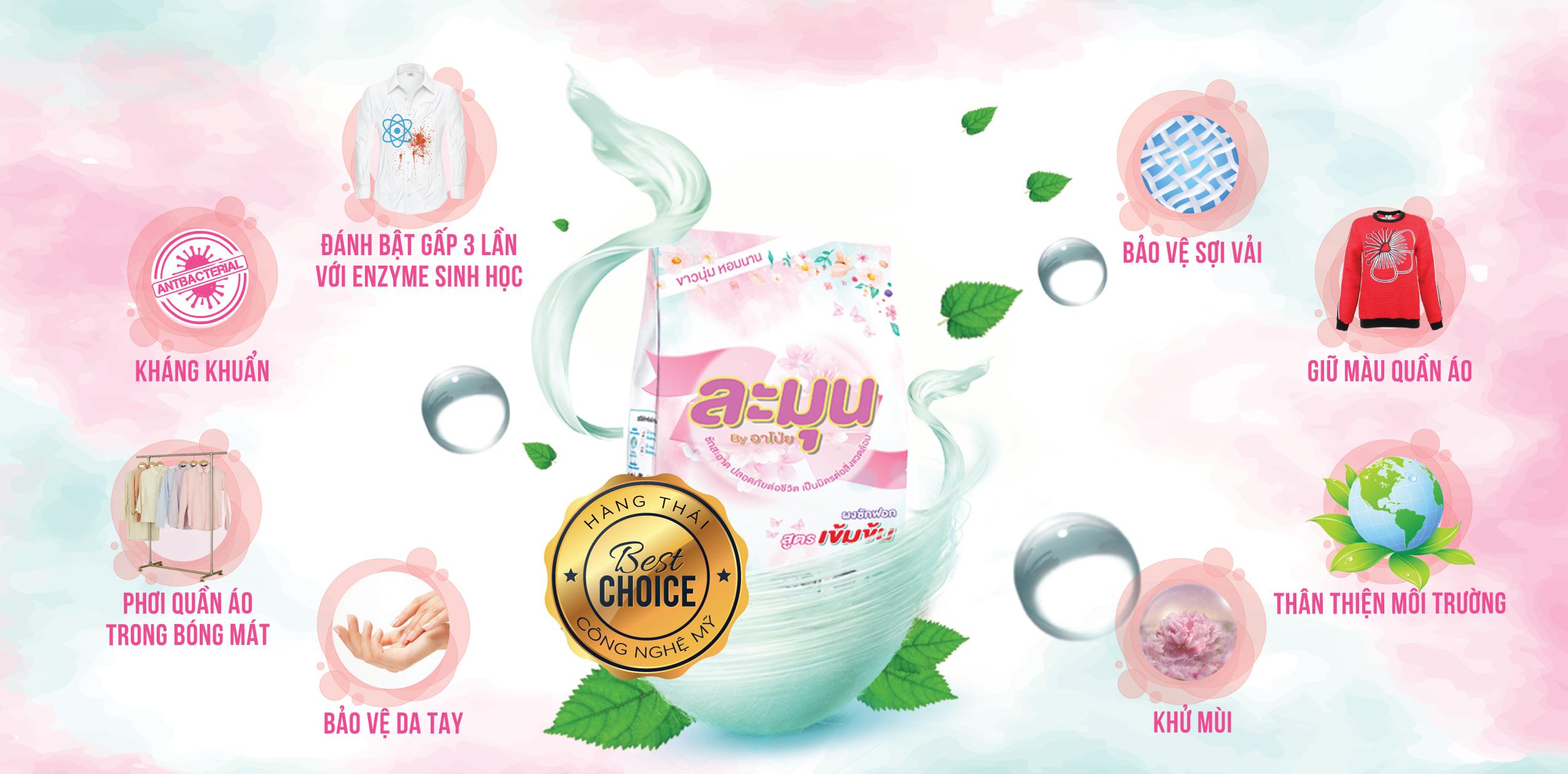 COMBO 20 GÓI BỘT GIẶT SINH HỌC LAMUN [1 THÙNG] - WILLENDROF