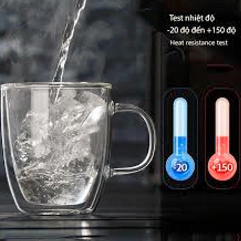 Ly thuỷ tinh 2 lớp có quai 250-350-450ml