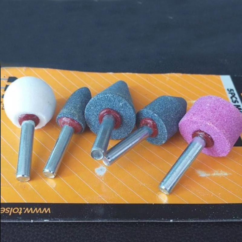 [ CHÍNH HÃNG ] Đá Mài Cán 6mm Bộ 5 Mũi Tolsen 77110