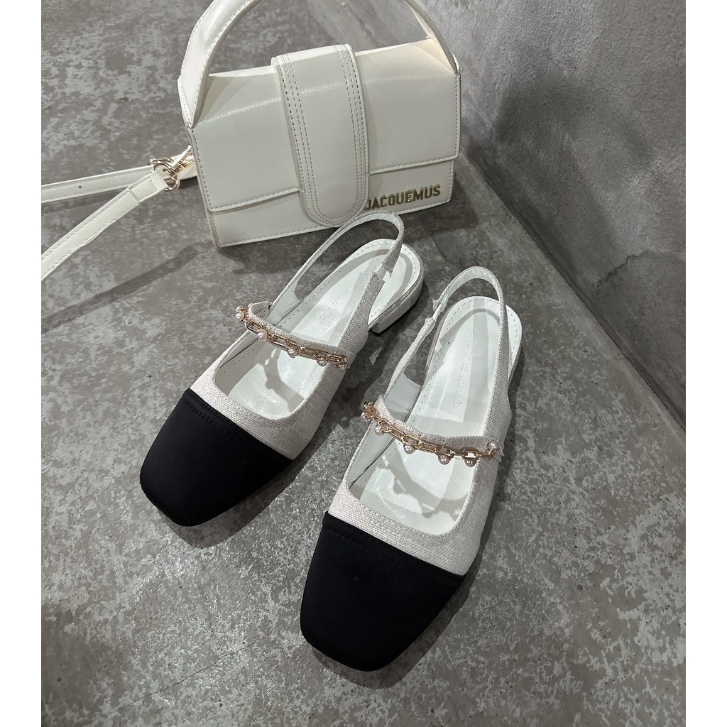 Sục búp bê C.N.K đế bệt gót 2cm