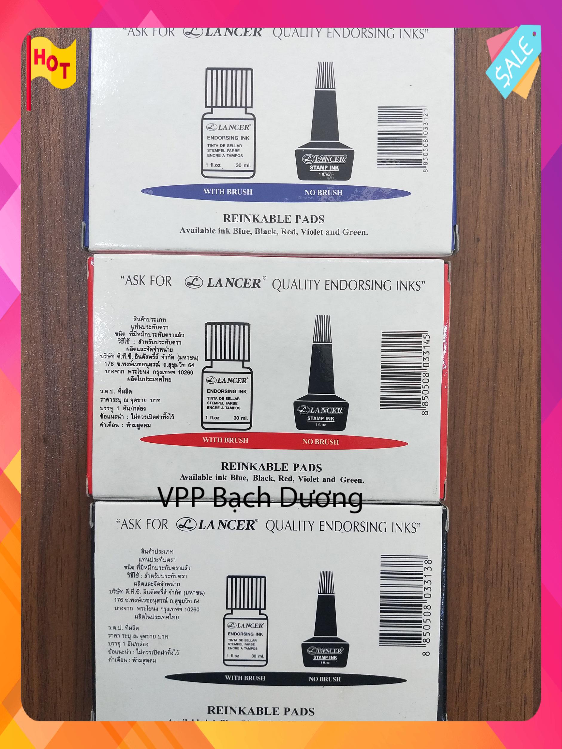 Tăm bông Lancer No.3 -Khay mực Tampon - cái
