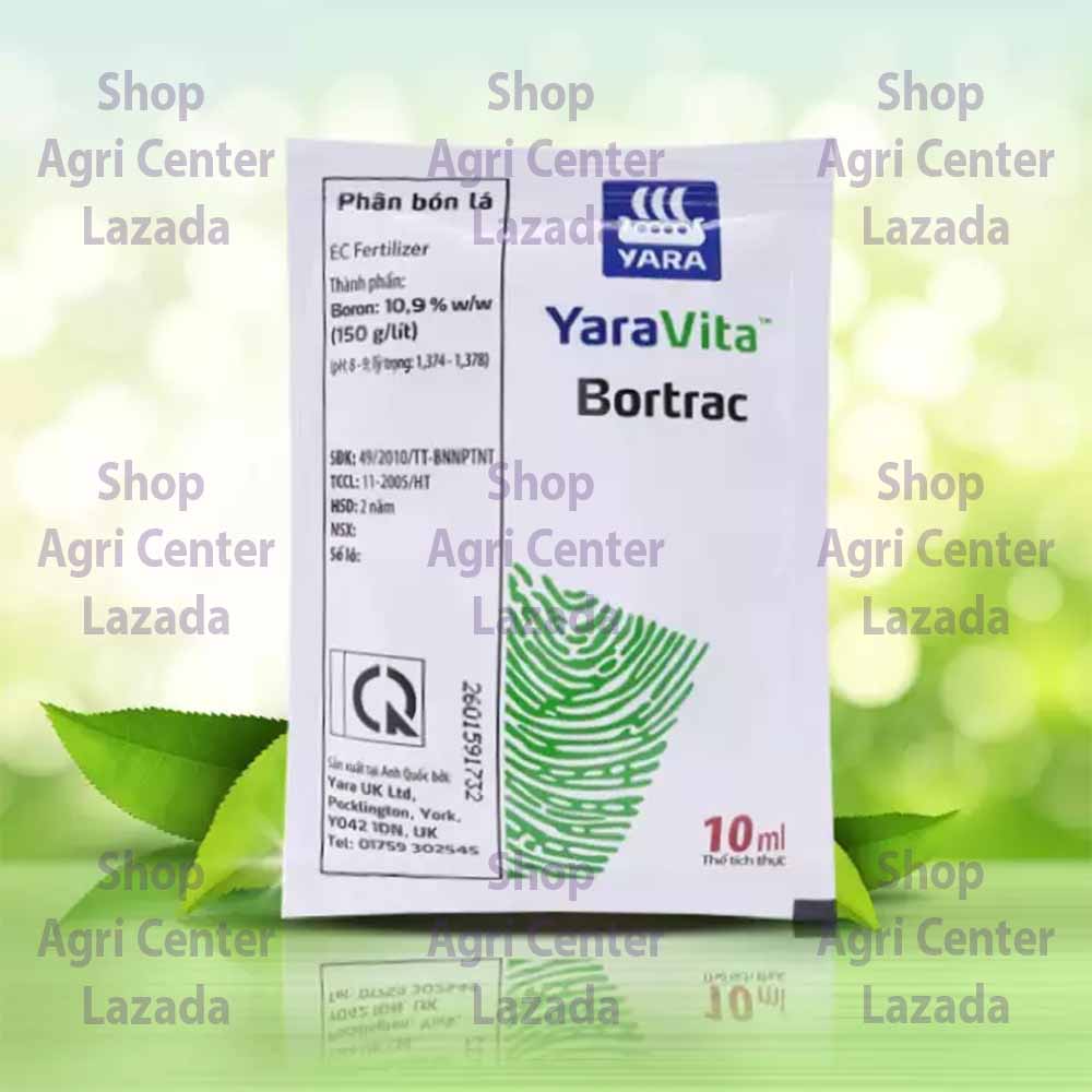 Phân Bón Lá YaraVita Bortrac Anh Quốc Giảm Rụng Bông Tăng Đậu Trái Chống Rụng Trái Non (Gói/10ml)