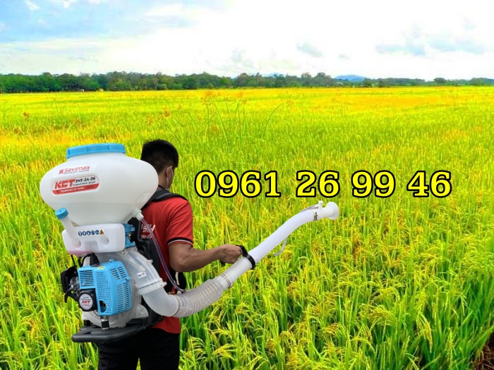 Máy phun hạt, xạ lúa, bón phân KCT 3WF-3A-26