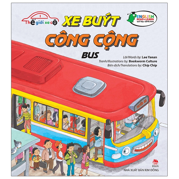 Fahasa - thế giới xe cộ: xe buýt công cộng - bus