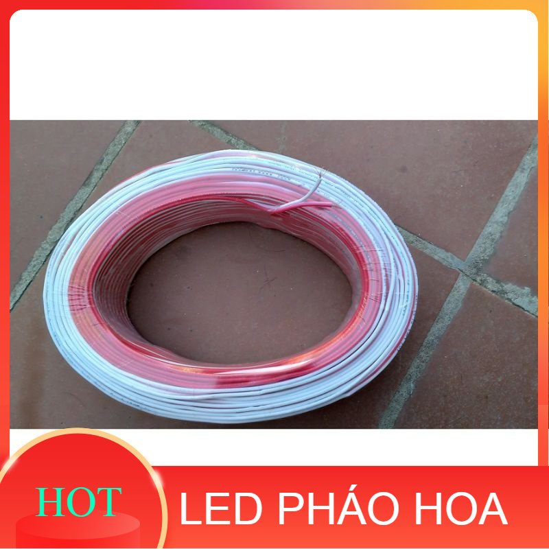 Dây điện súp đôi đỏ trắng 2×0,70 mm