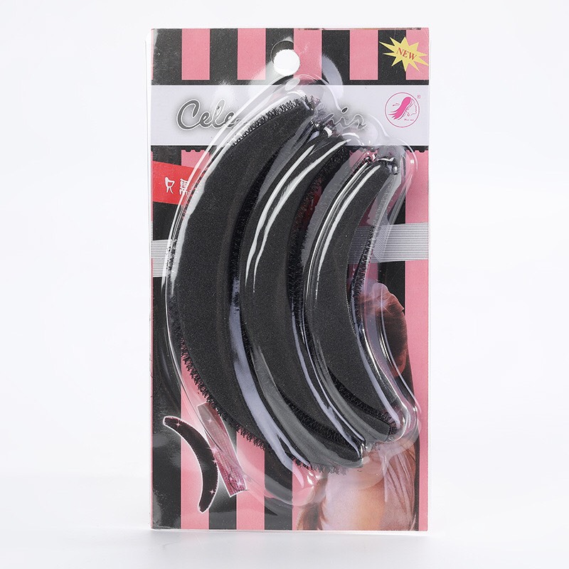 Kẹp phồng mái, đệm phồng tóc mái set 3 chiếc QiQiShop