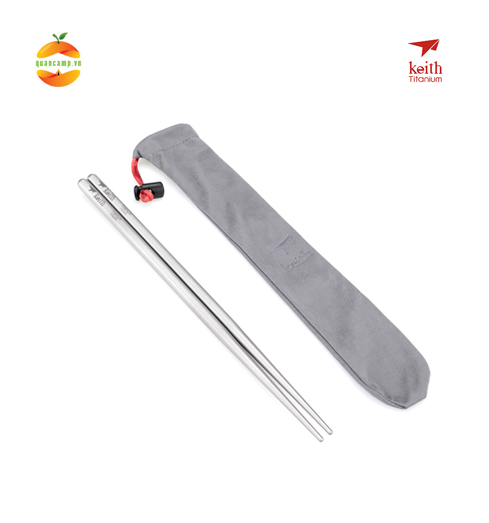 [HCM]Đũa bằng Titanium Chopsticks Keith (Đôi)