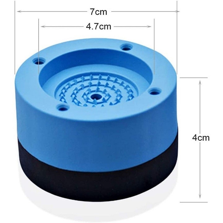 Đế chống rung máy giặt bộ 4 cái siêu êm , Chân Kê Máy Giặt Chống Rung chống ôn,chân kê tủ lạnh