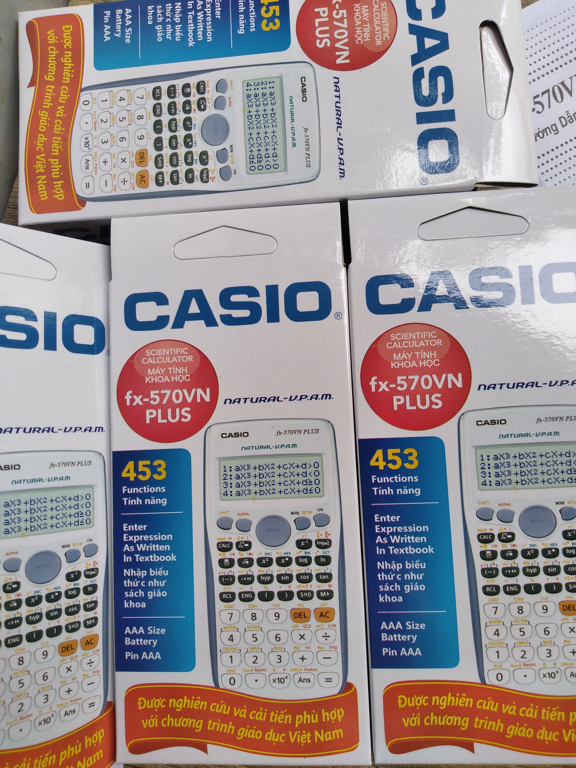 [HCM]Máy tính học sinh CASIO FX 570VN PLUS nhập khẩu