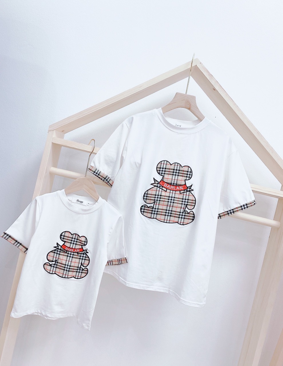 SET ÁO ĐÔI GẤU BBR MẸ BÉ
