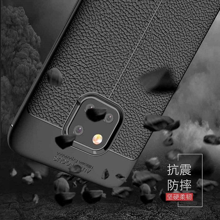 Ốp lưng Huawei Mate 20 Pro silicon giả da Auto Focus