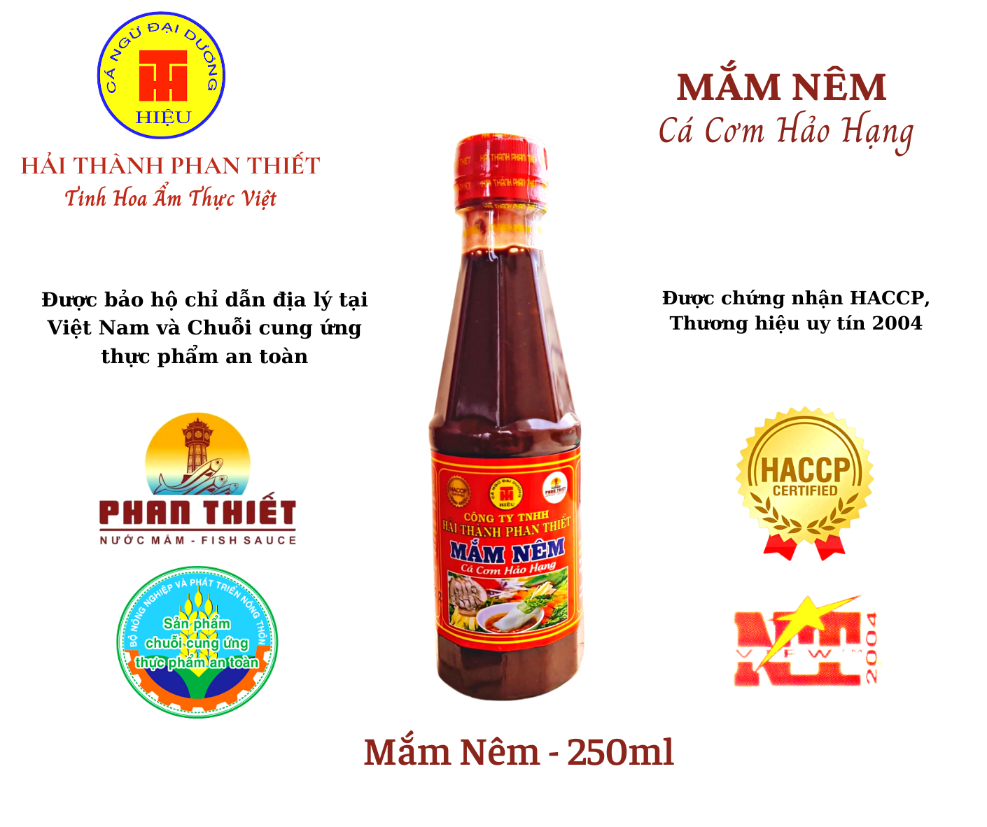 Mắm Nêm Cá Cơm Hảo Hạng - Số 1 Phan Thiết (250ml)