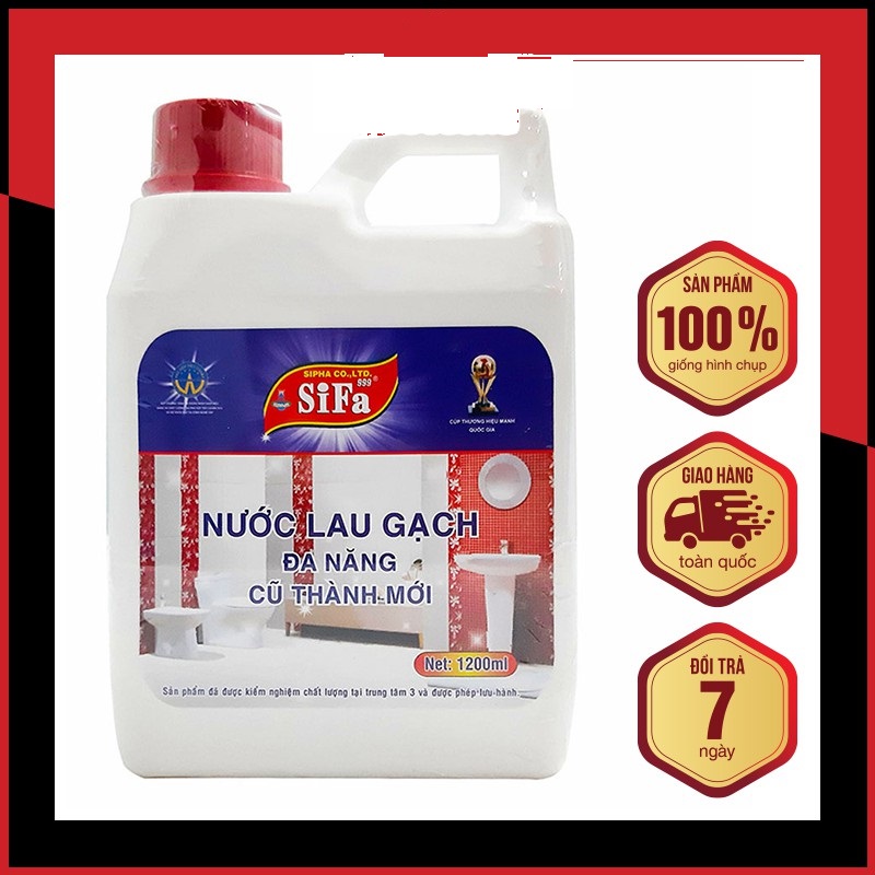 Nước tẩy gạch xi măng sifa 1.l cũ thành mới cao cấp – nước tẩy xi măng rong rêu đa năng trên nền gạch cũ thành mới – làm sạch nhà cửa – chất tẩy đa năng – dụng cụ vệ sinh – chất tẩy cục mạnh
