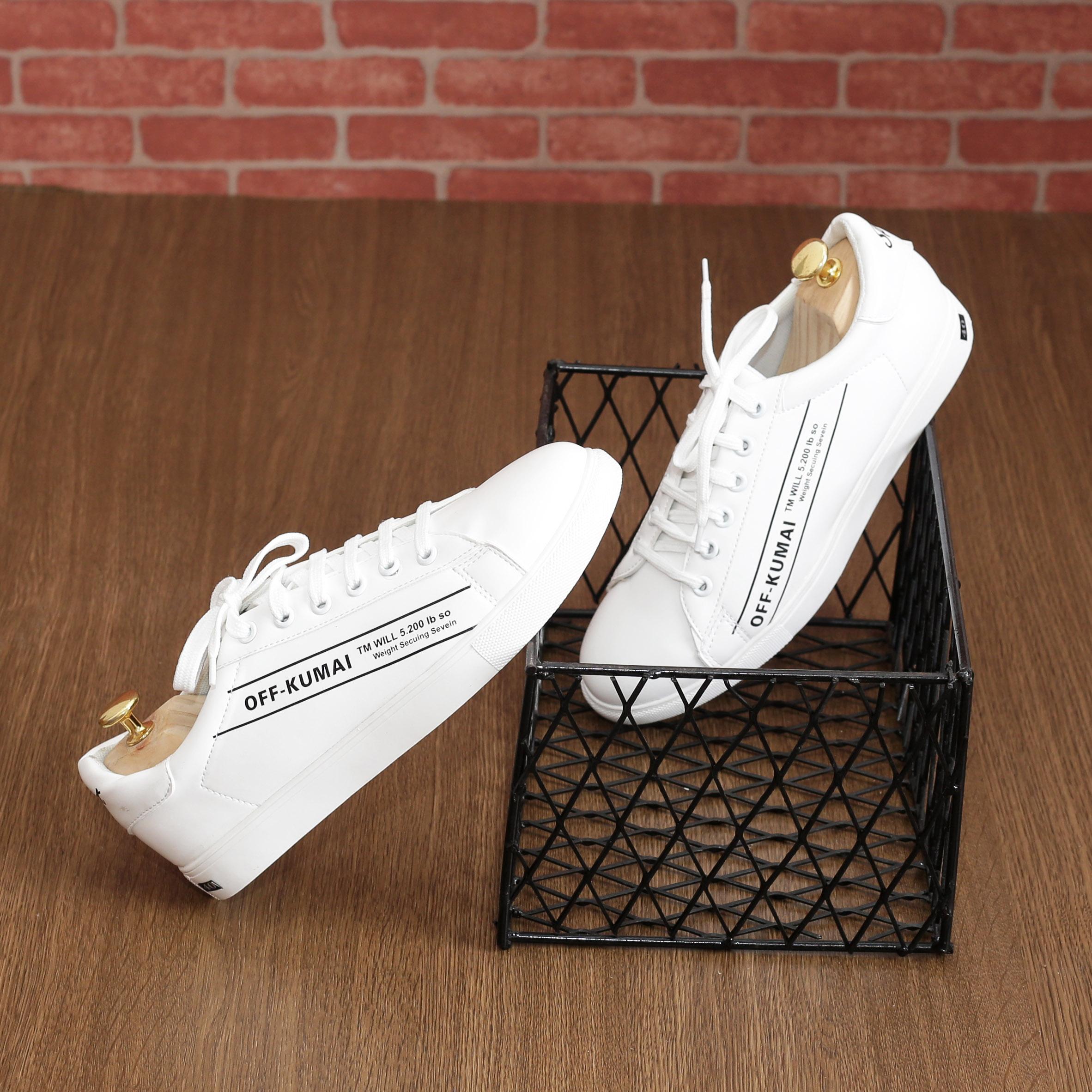 GIày sneaker nam, giày nam thể thao 2019 (trắng)
