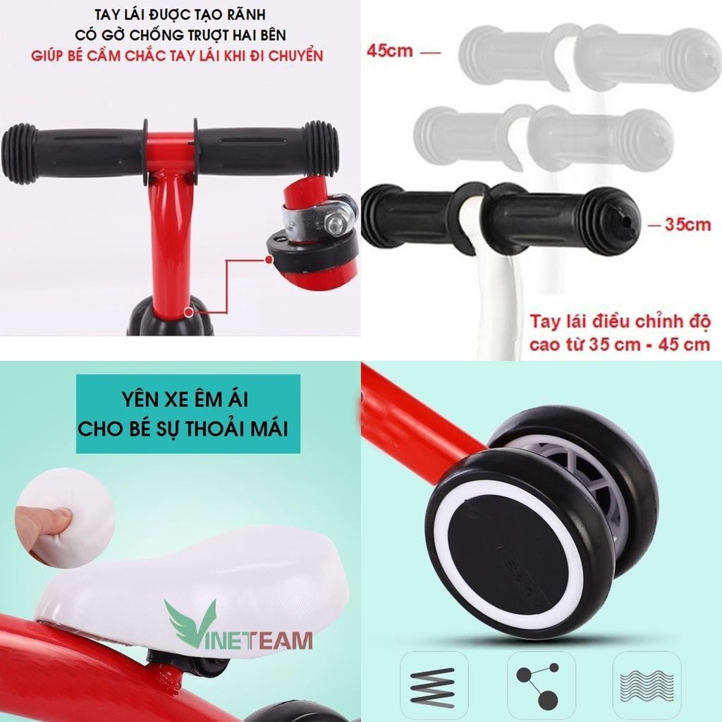 Xe Chòi Chân 4 Bánh Tự Cân Bằng Cho Bé (Siêu Rẻ)
