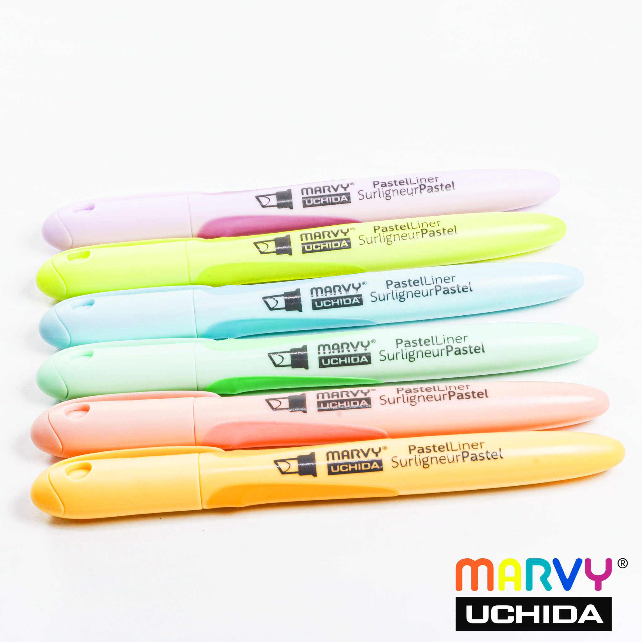 Bút đánh dấu Highlight Marvy Tone Màu Pastel