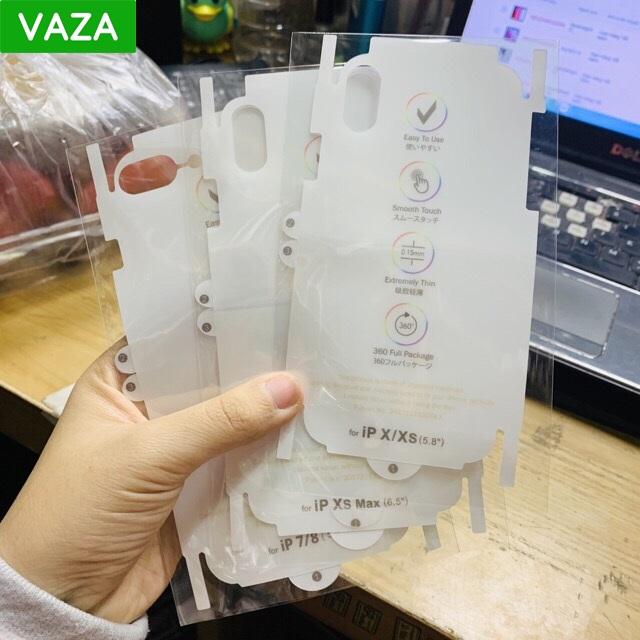 Miếng Dán mặt lưng PPF cho iPhone (Full Mã )