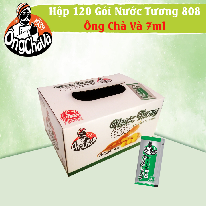 Nước Tương Gói Ông Chà Và 808 8ml - Hộp 120 Gói