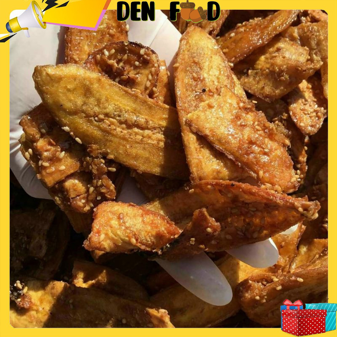 Chuối sấy mè gừng giòn tan túi 400gr