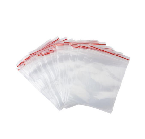 1Kg Túi Zip Viền Đỏ Đủ Size