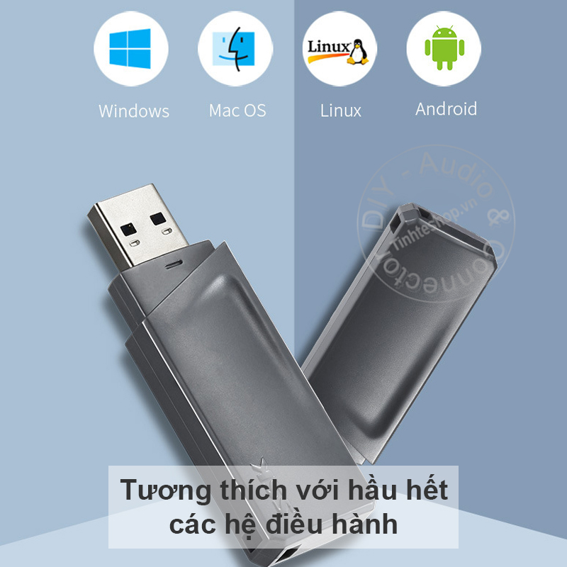 Card đọc thẻ SD Micro SD TF USB 3.1 gen1 SSK SCRM-400