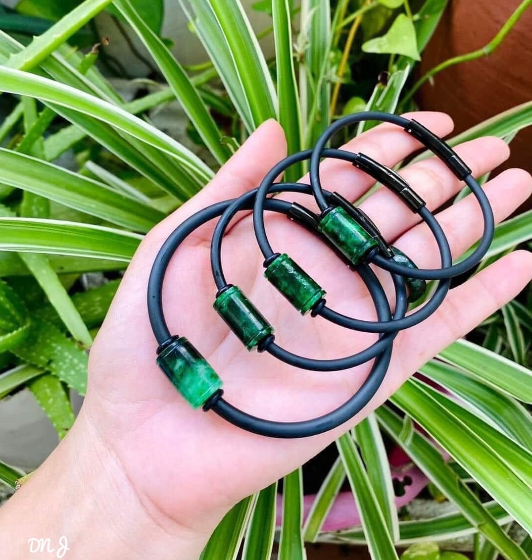 Vòng tay lu thống cẩm thạch may mắn MS25
