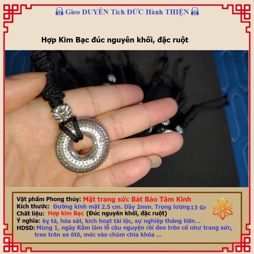 Bát Bảo Tâm Kinh - Phong Thủy Liên Hoa