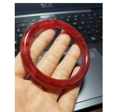 [HCM]Vòng ngọc cẩm thạch huyết đỏ đẹp mê ly hình chụp thật .( đủ sai 52545658