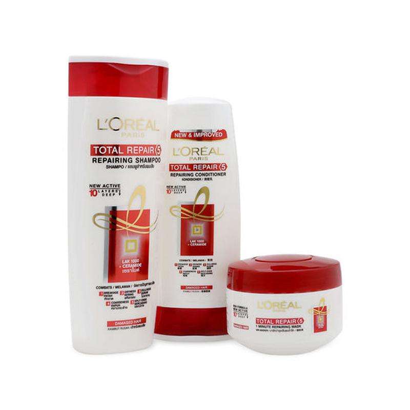 [HCM]Kem ủ phục hồi tóc LOréal Paris Total Repair 5 200ml