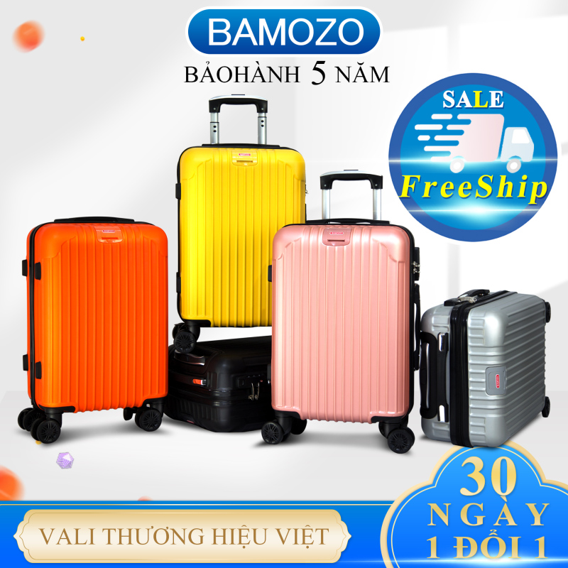 vali kéo du lịch Vali Bamozo BMZ-8801 20inch/24inch nhựa cao cấp - Bảo hành 5 năm